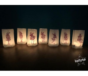 Stickserie - Line Art Weihnachtselfe